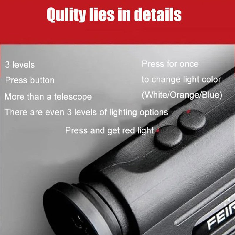 HD Binoculars in Monocular style