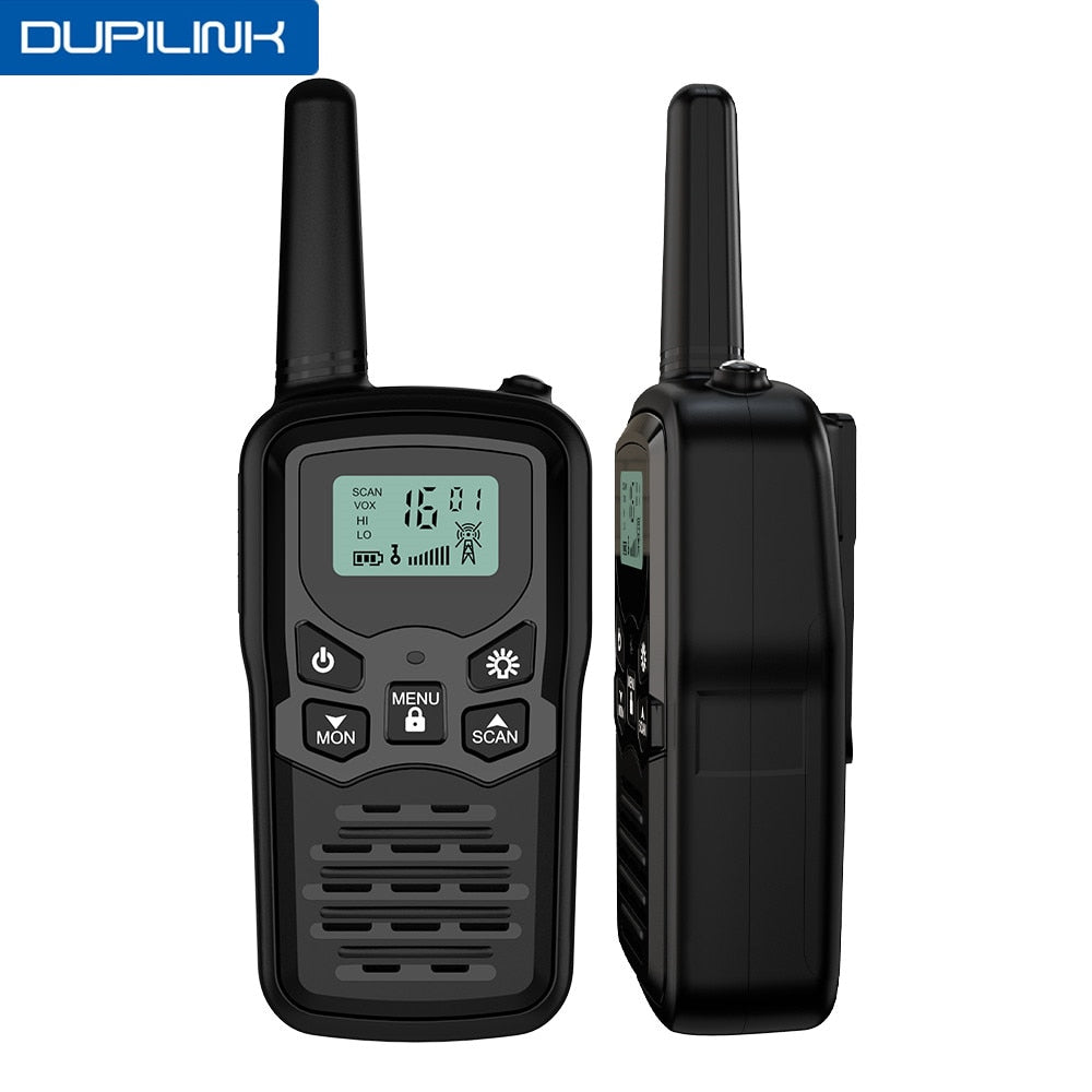 2Pcs Walkie Talkie portable radio transceiver