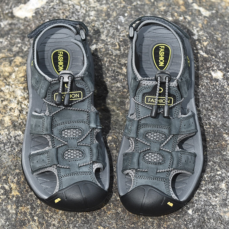 Genuine Leather Sandals for Men
