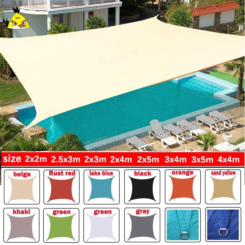 420D waterproof awning Shade sail