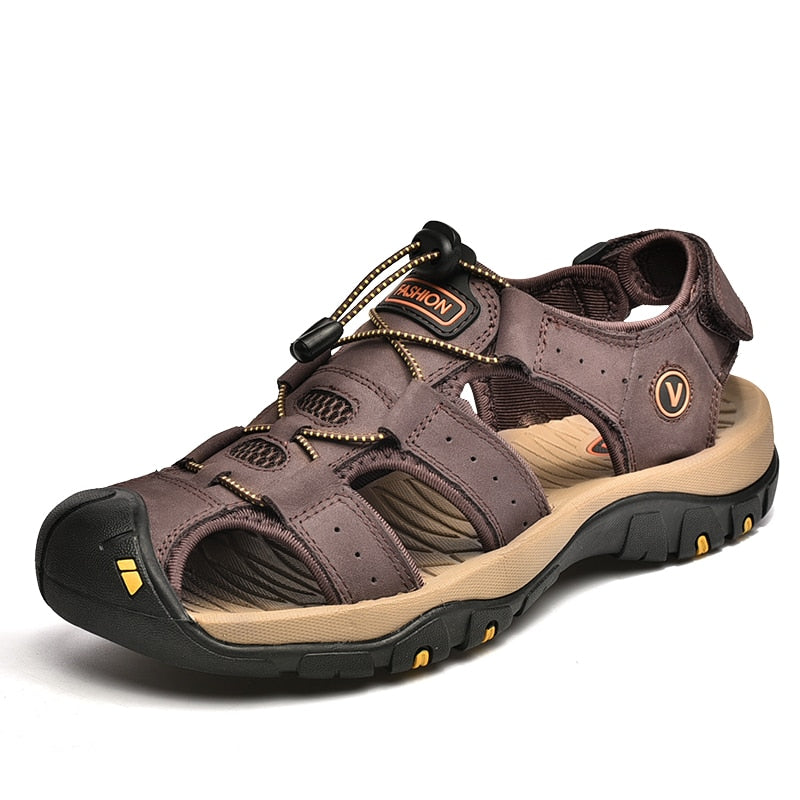 Genuine Leather Sandals for Men