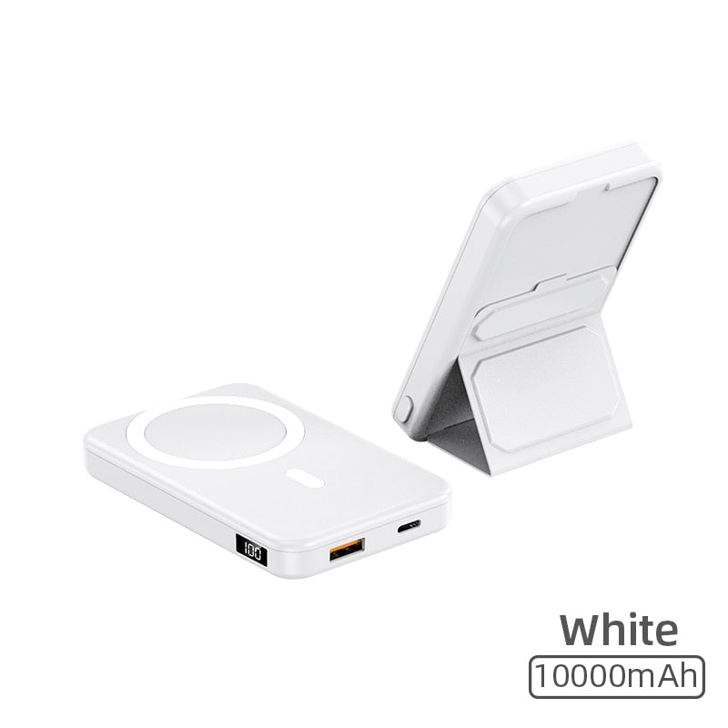 Magnetic Power Bank with Foldable Stand
