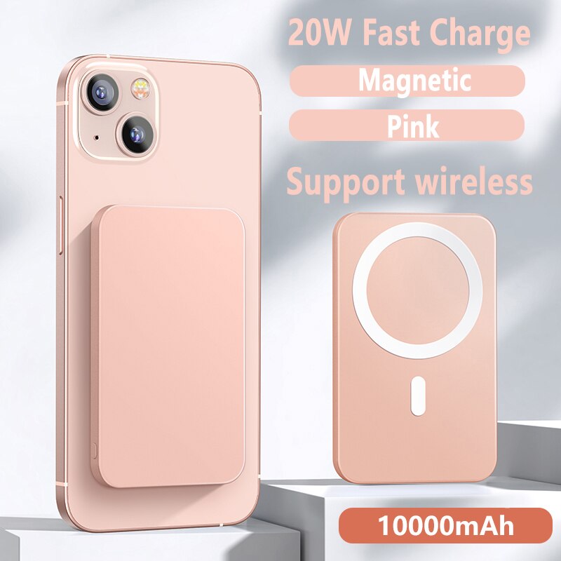 Magnetic Wireless Power Bank Fast Charger