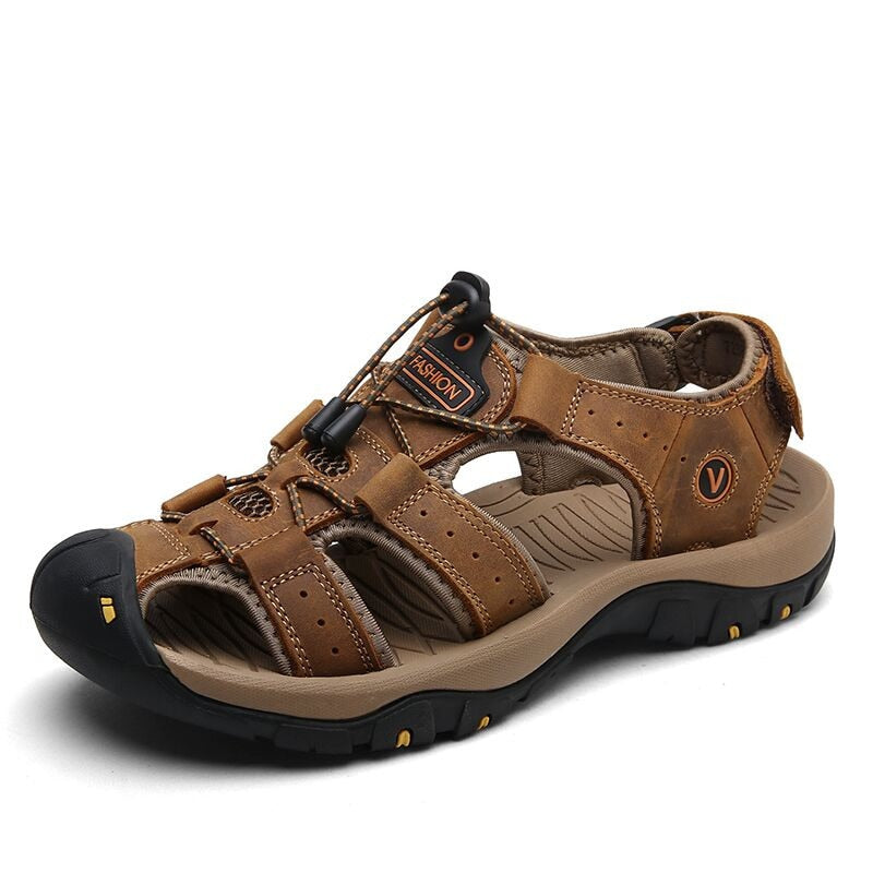 Genuine Leather Sandals for Men