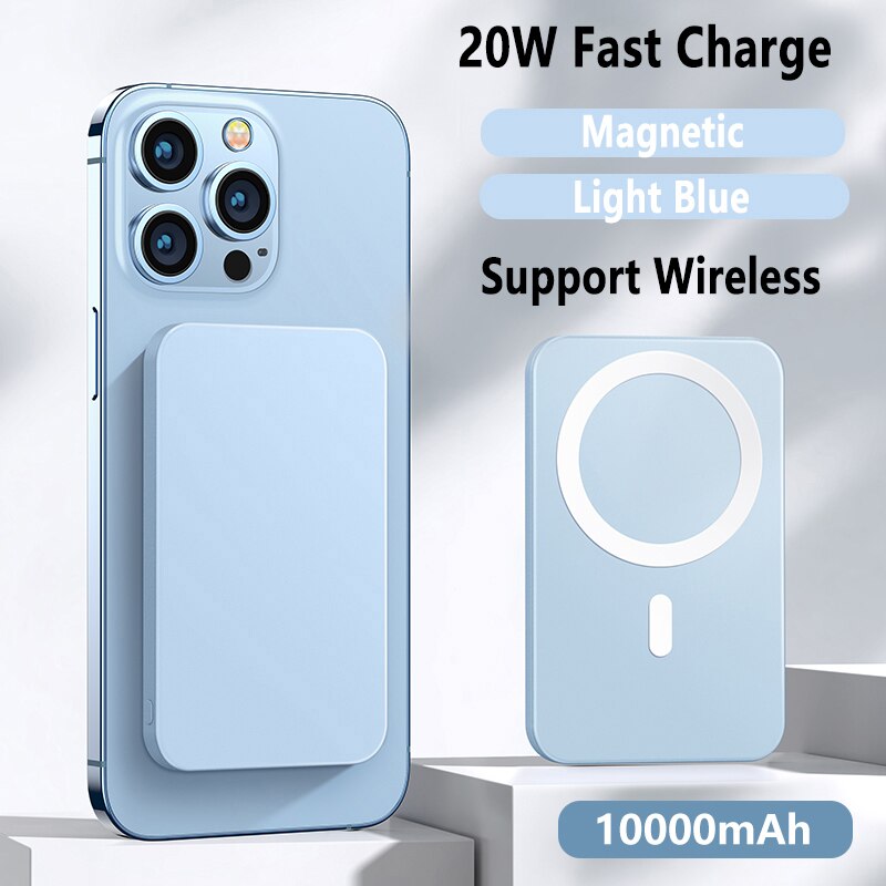 Magnetic Wireless Power Bank Fast Charger