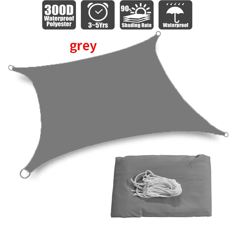 420D waterproof awning Shade sail