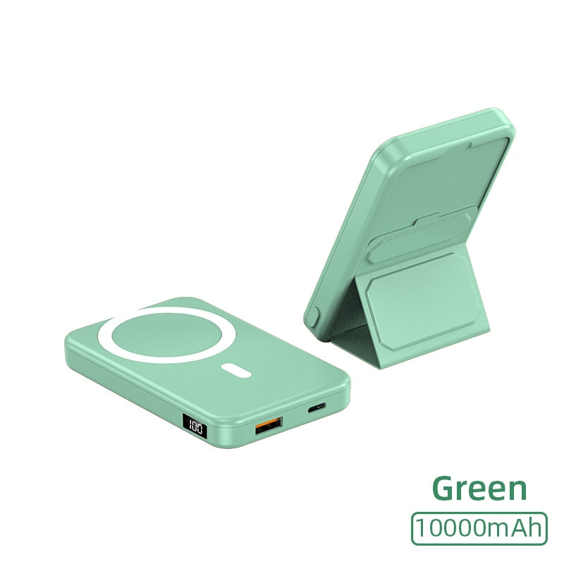 Magnetic Power Bank with Foldable Stand