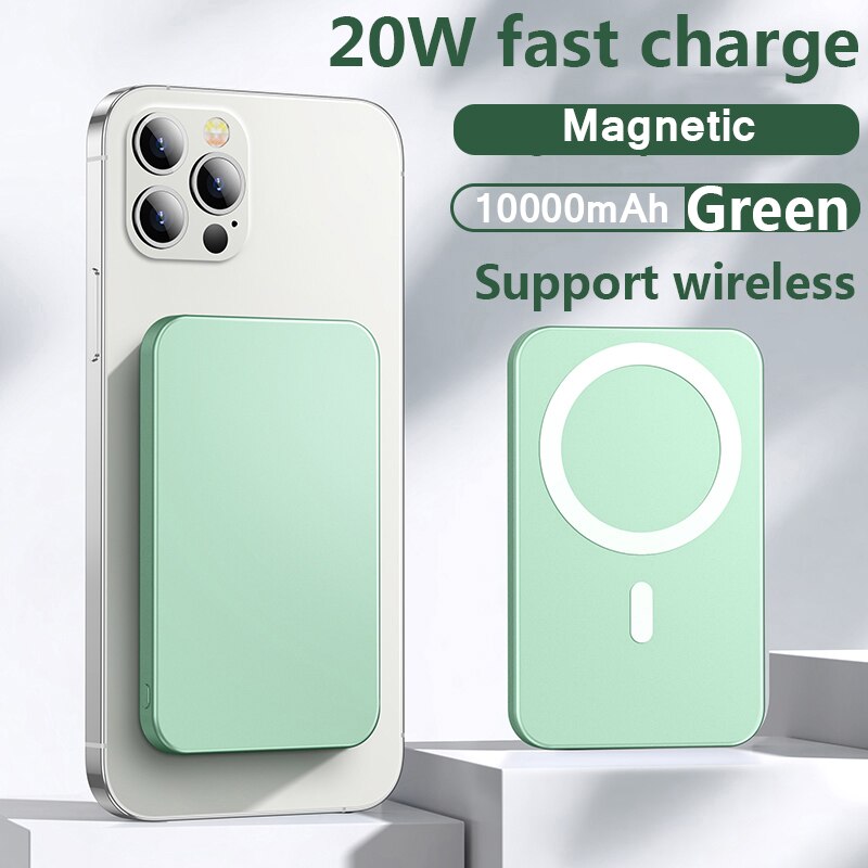 Magnetic Wireless Power Bank Fast Charger