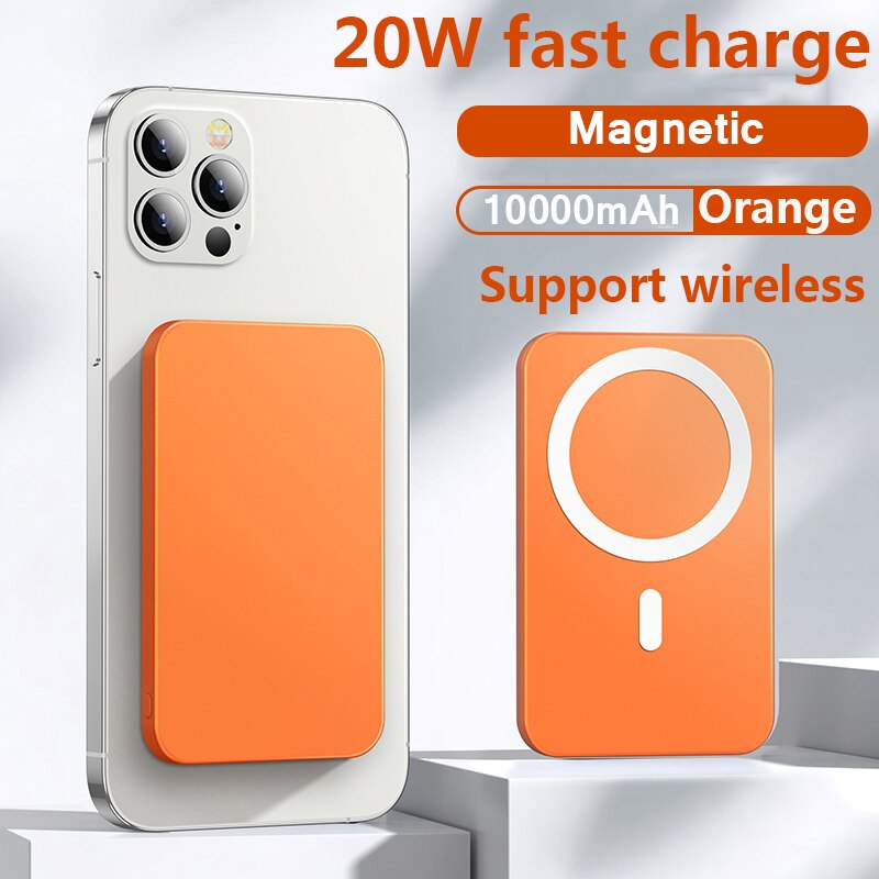 Magnetic Wireless Power Bank Fast Charger