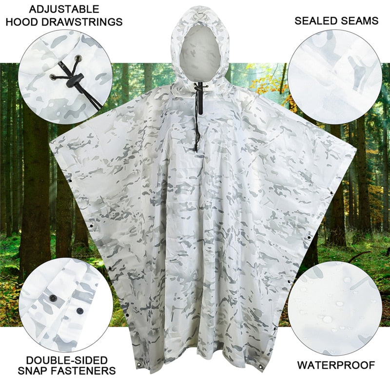 Outdoor Hooded Raincoat