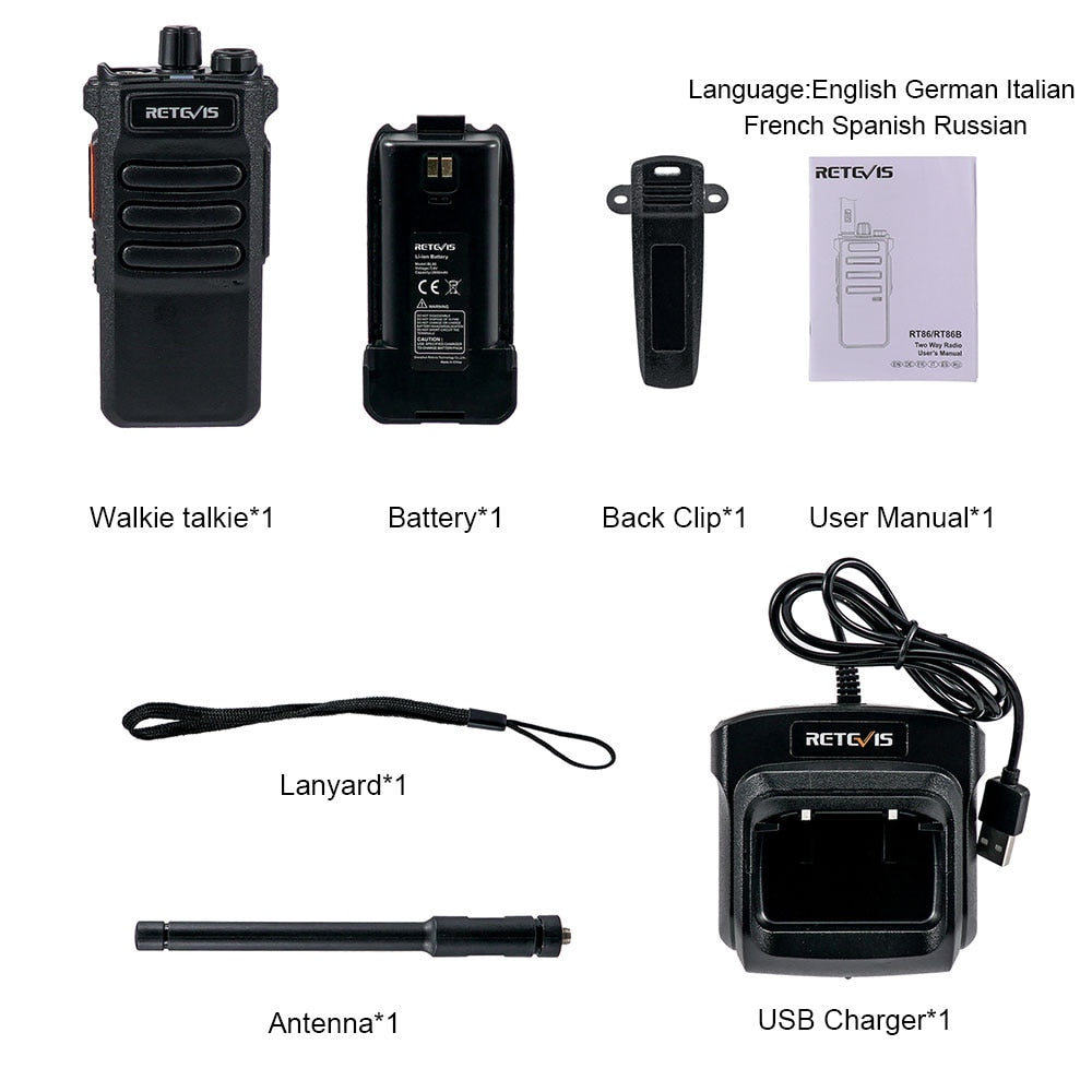 Two-way Long-Range Walkie Talkie Radio