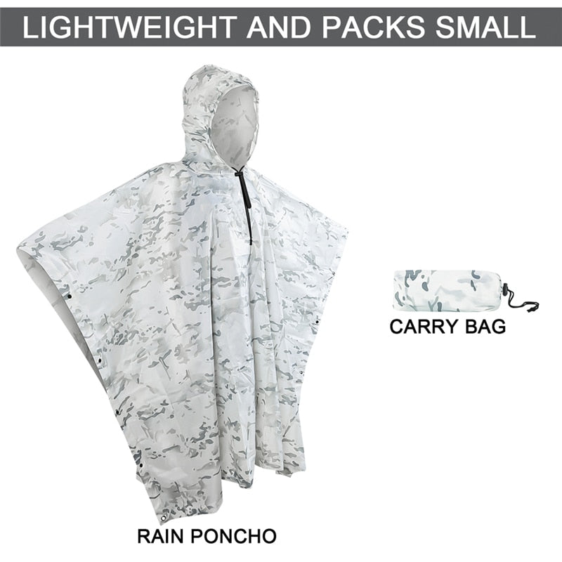 Outdoor Hooded Raincoat