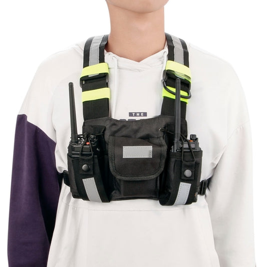 Radio Shoulder Holster for Two - Way Walkie Talkie Radios