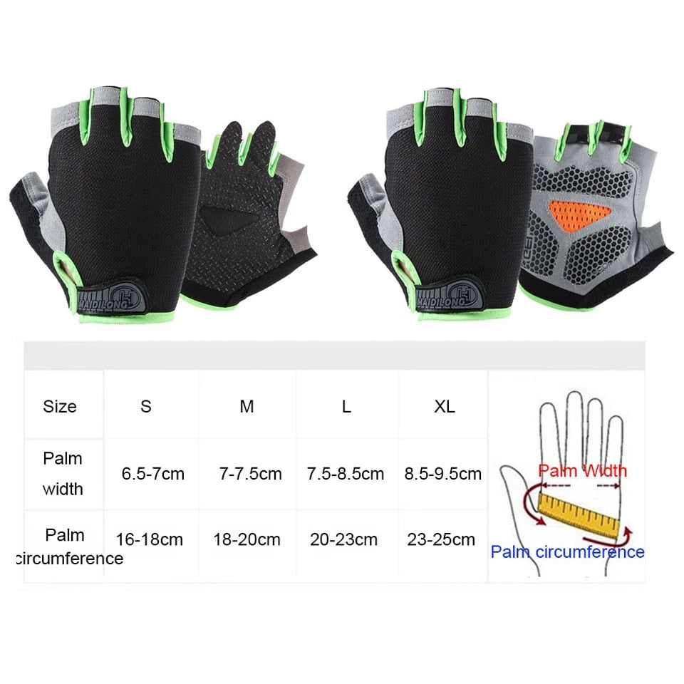 Anti-slip Half Finger Gloves