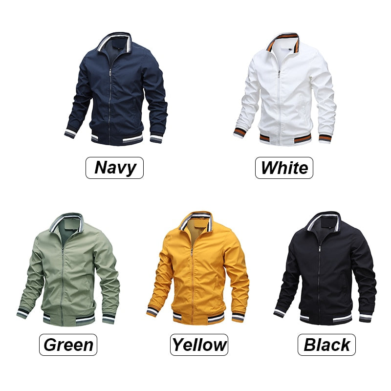 Men's Casual Windbreaker Jacket