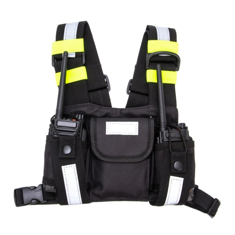 Radio Shoulder Holster for Two - Way Walkie Talkie Radios