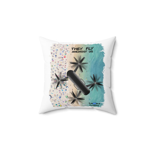 Spun Polyester Square Pillow