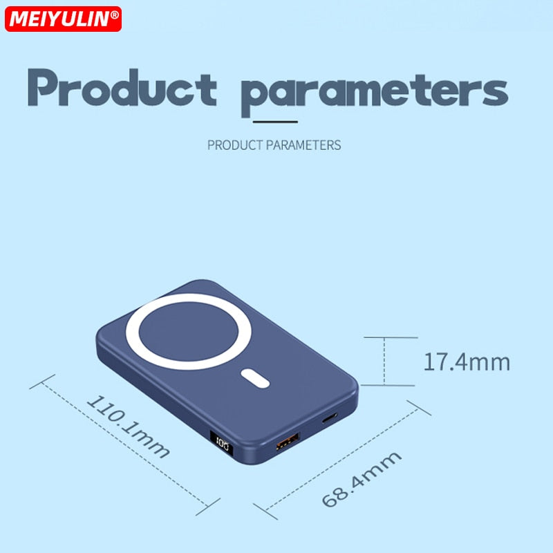 Magnetic Power Bank with Foldable Stand