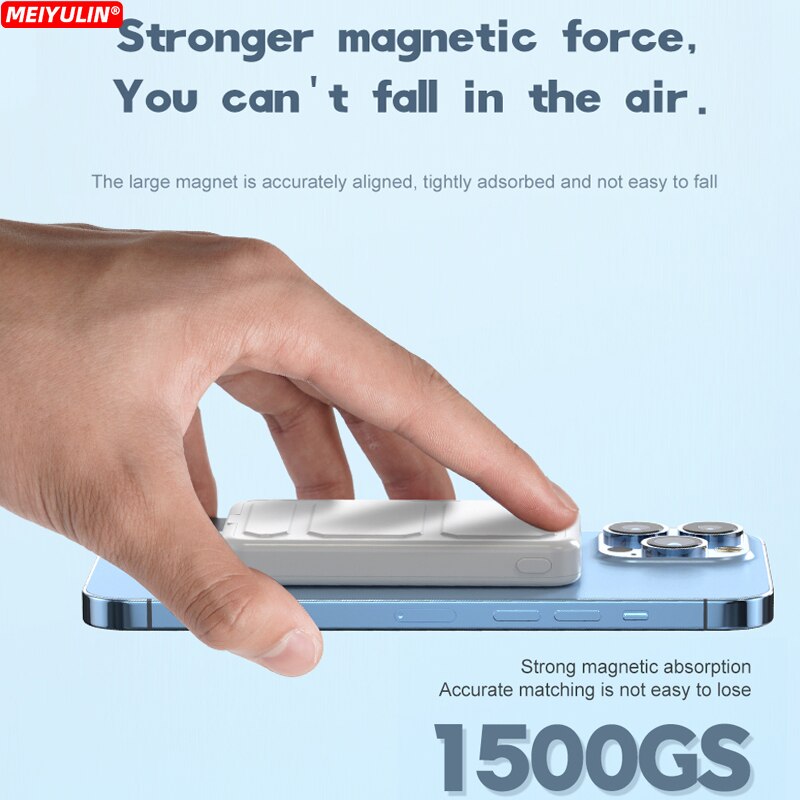 Magnetic Power Bank with Foldable Stand