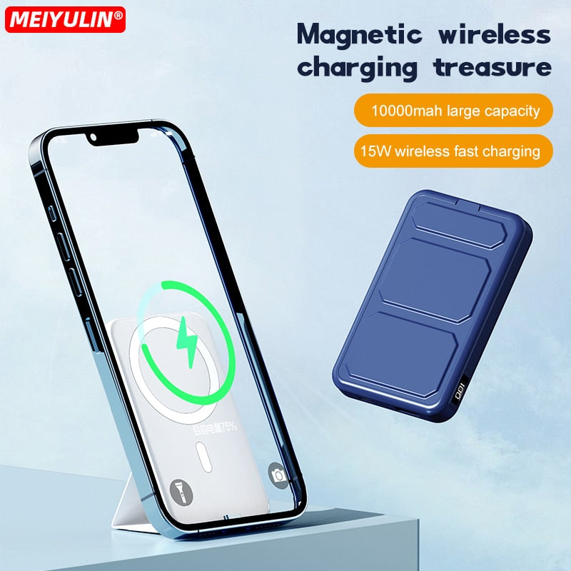 Magnetic Power Bank with Foldable Stand