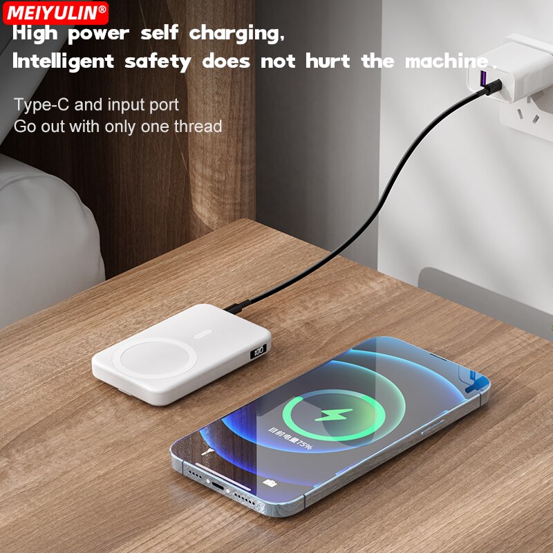 Magnetic Power Bank with Foldable Stand