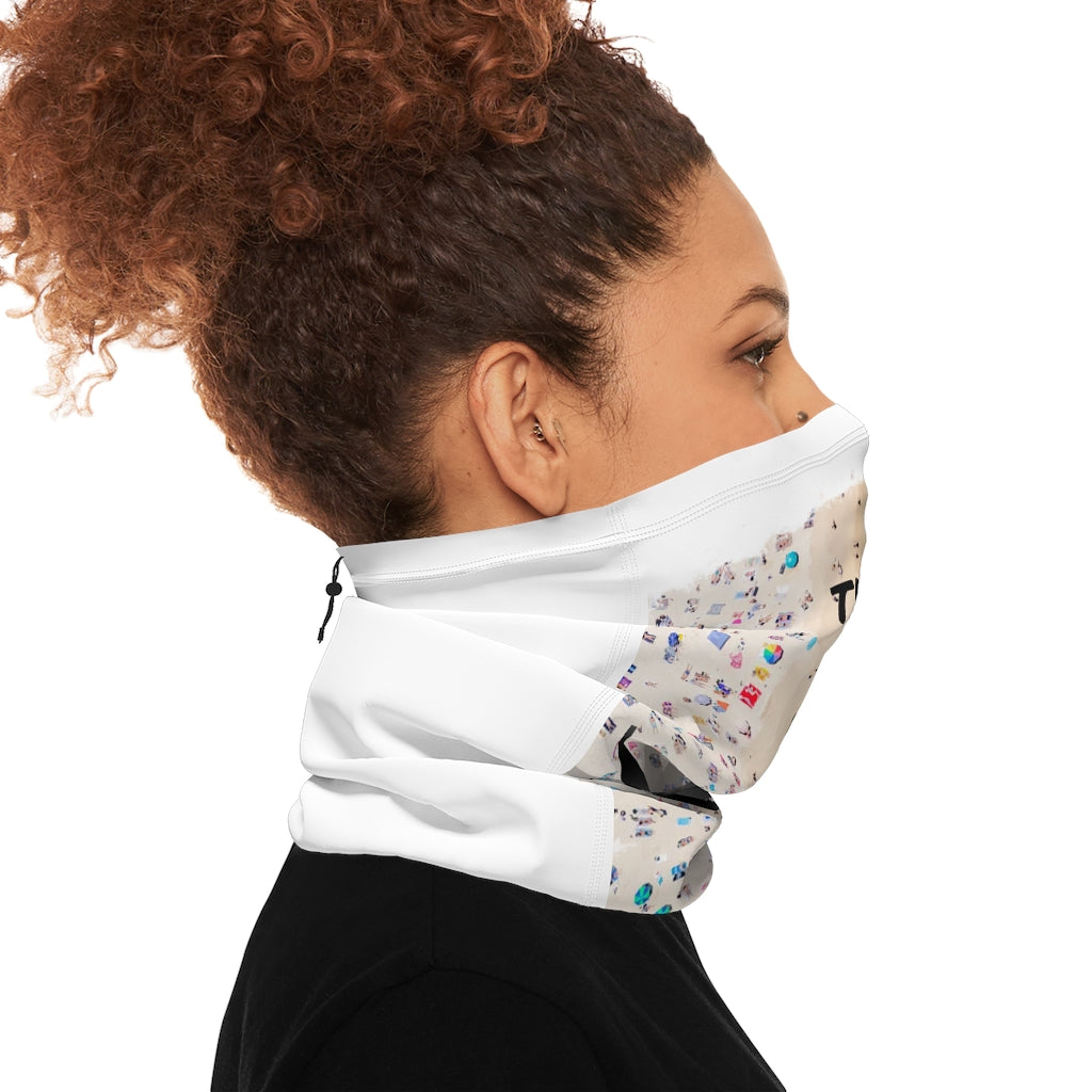 Winter Neck Gaiter With Drawstring