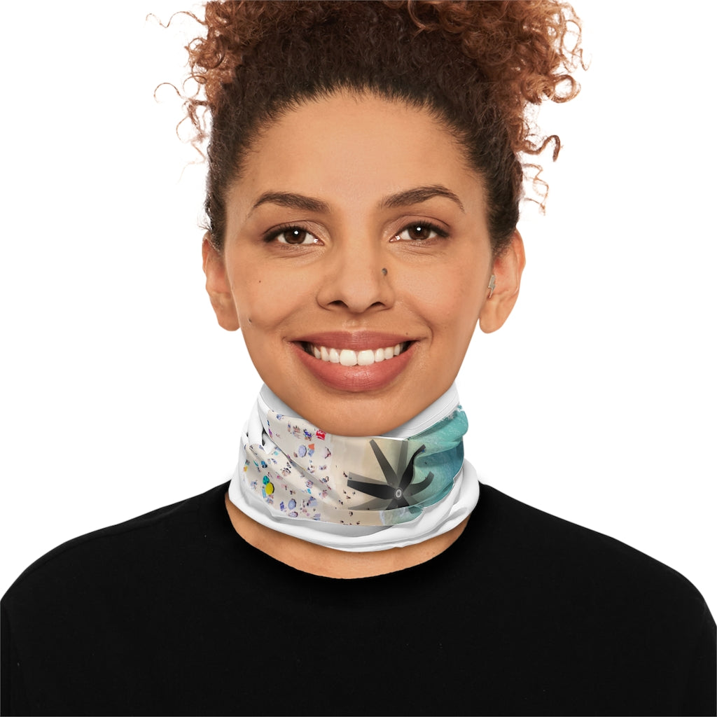 Winter Neck Gaiter With Drawstring