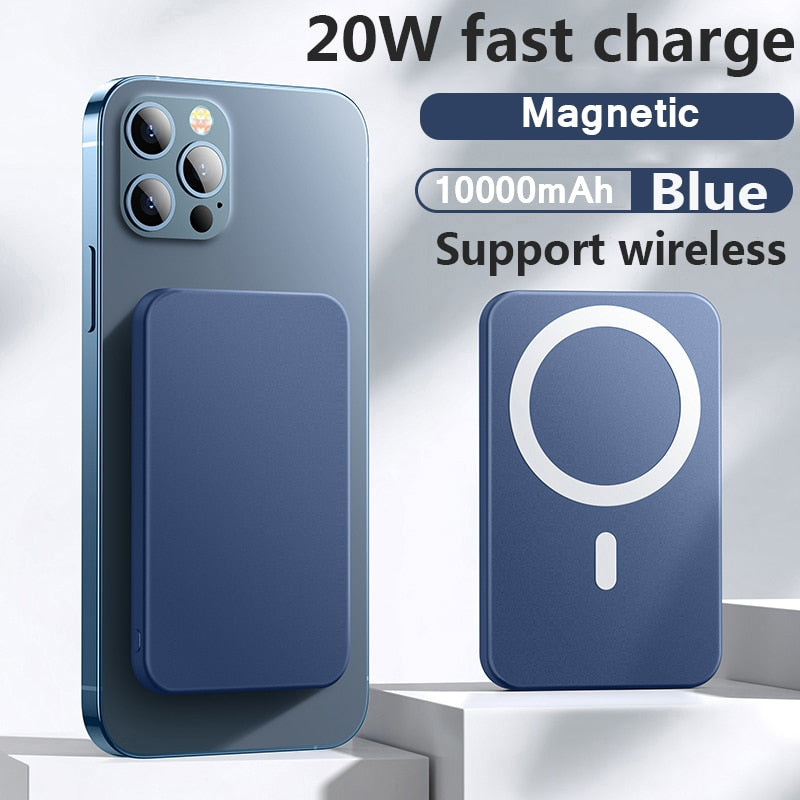 Magnetic Wireless Power Bank Fast Charger