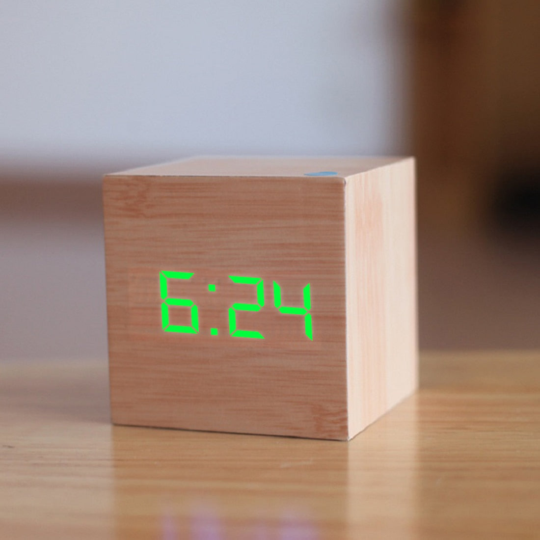 Wooden LED Alarm Clock