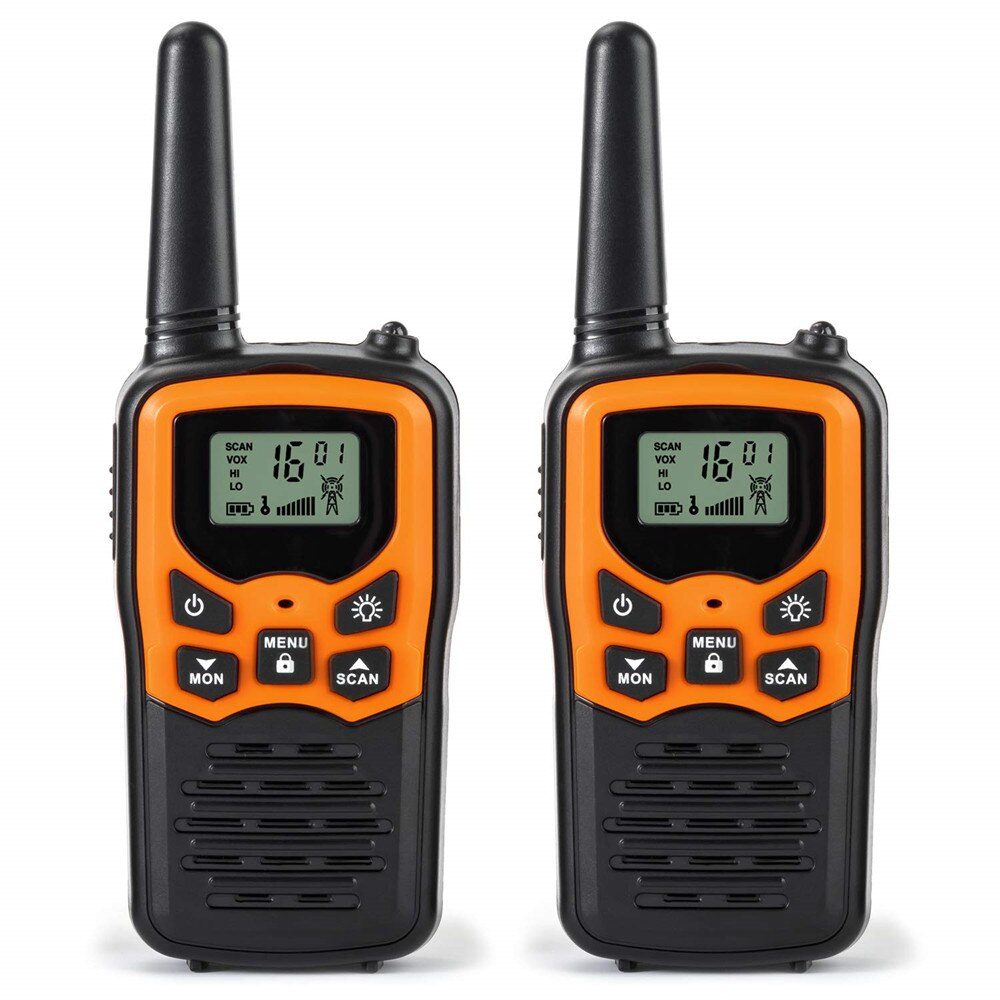 2Pcs Walkie Talkie portable radio transceiver