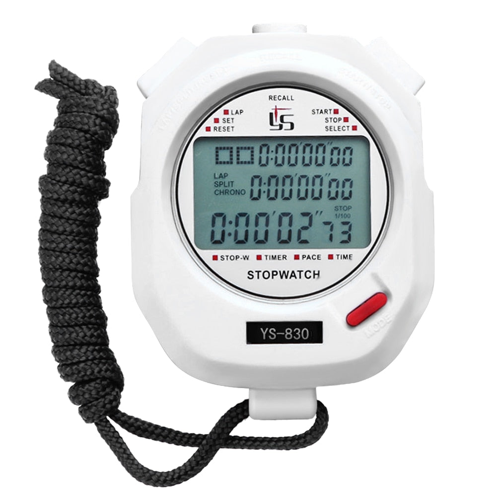 Professional Handheld LCD Digital Stopwatch