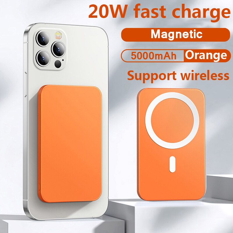 Magnetic Wireless Power Bank Fast Charger