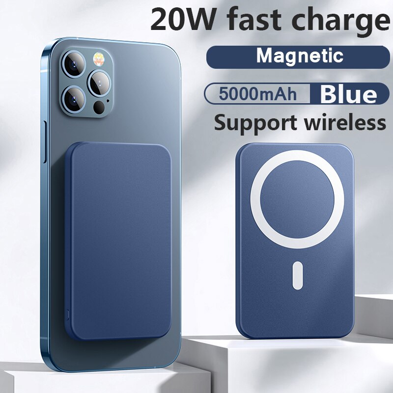 Magnetic Wireless Power Bank Fast Charger