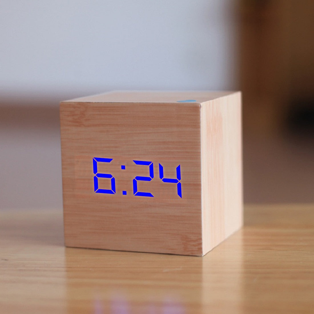 Wooden LED Alarm Clock