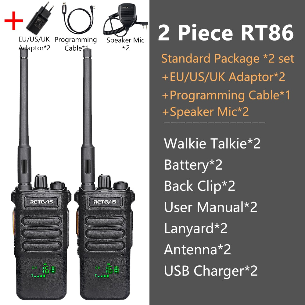 Two-way Long-Range Walkie Talkie Radio