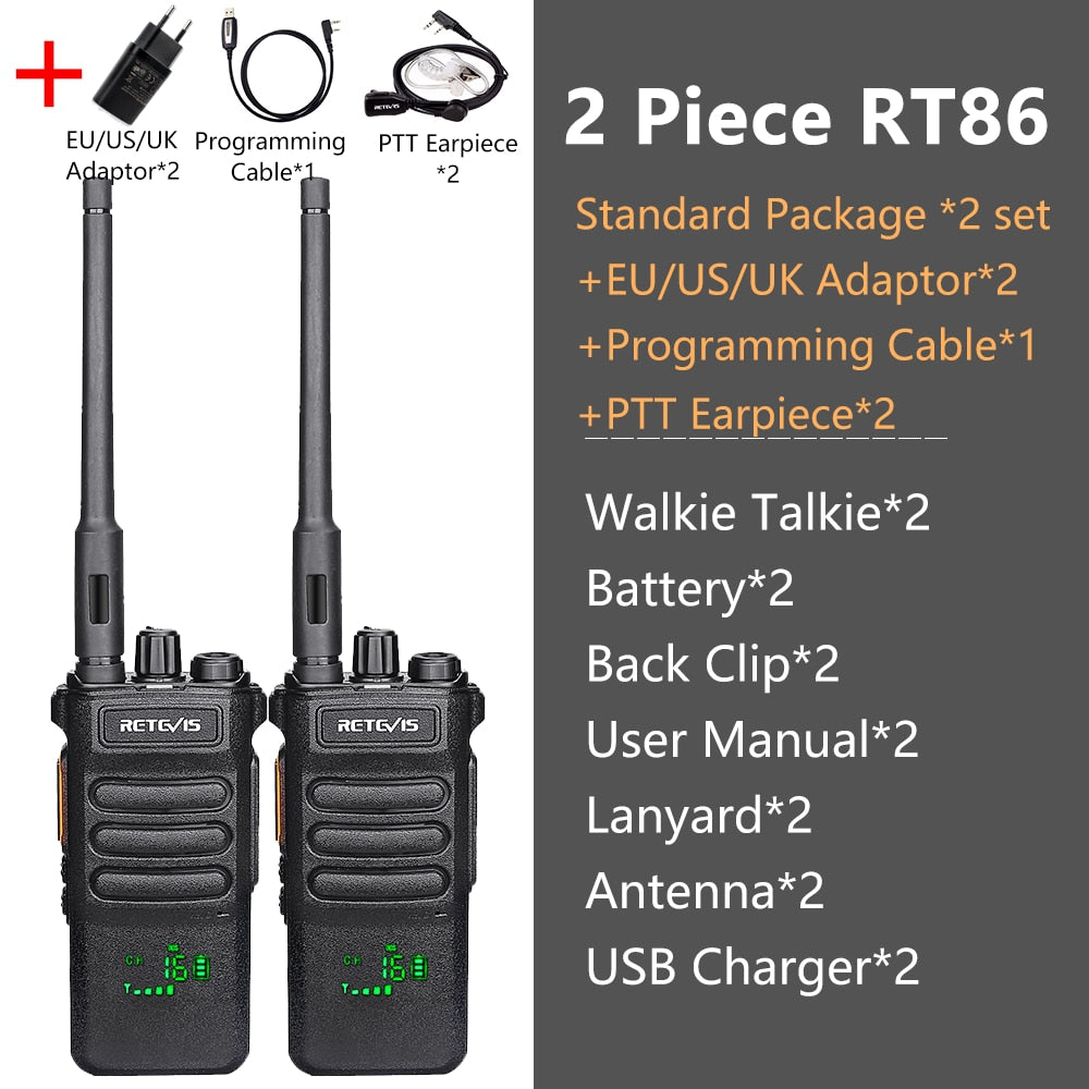 Two-way Long-Range Walkie Talkie Radio