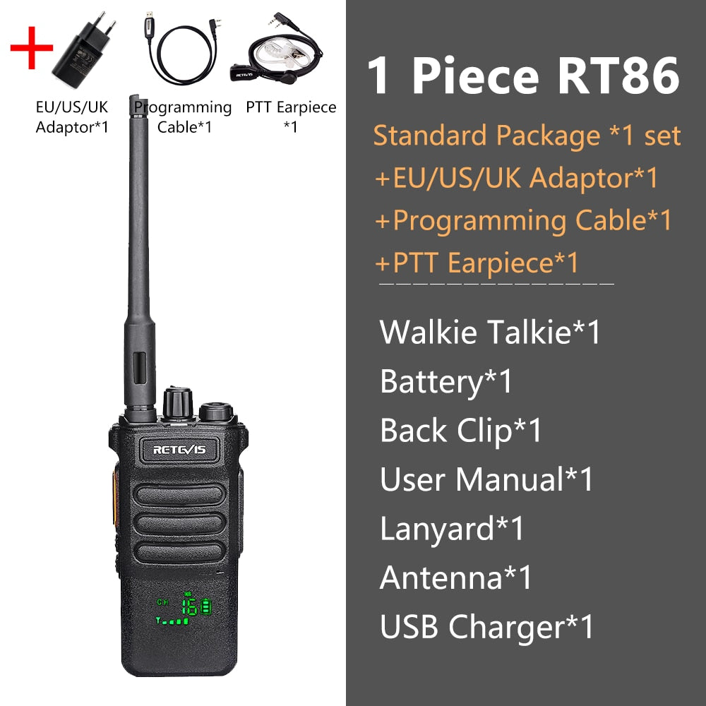 Two-way Long-Range Walkie Talkie Radio