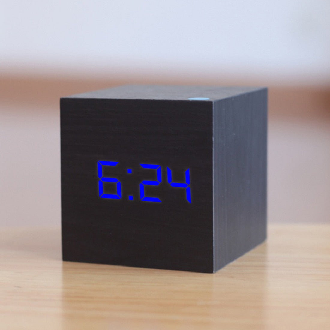 Wooden LED Alarm Clock